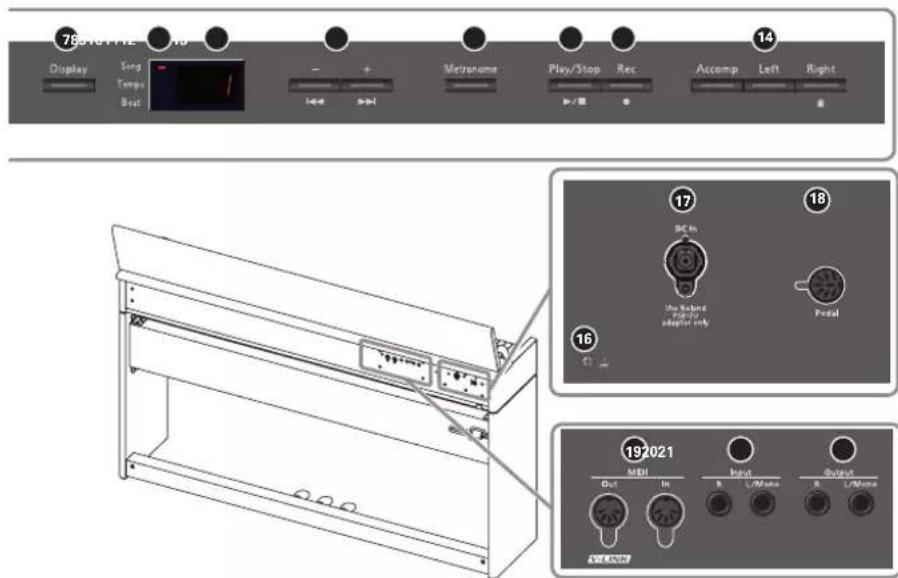 ROLAND DP-990F - Hovedtelefoner - 2