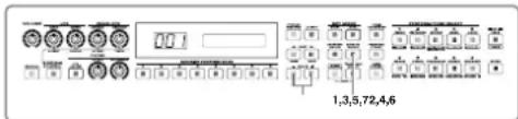 ROLAND RS-5 - SÅDAN SÄTTES EFFEKTERNE ON ELLER OFF - 1