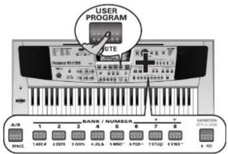 ROLAND EM-55 - Skriv et User Program - 1