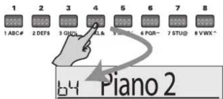 ROLAND EM-55 - Vælg lyd - 3