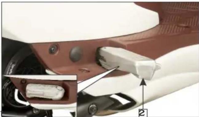 HERO Maestro Edge 125 (2020) - Pillion footrest - 2
