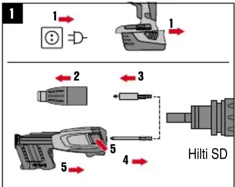 1 2 3 4 5 Hilti SD