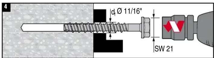 dØ 11/16" SW 21