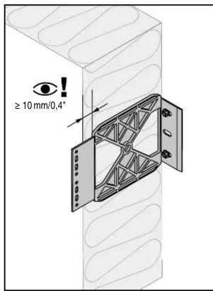 ≥ 10 mm/0,4"