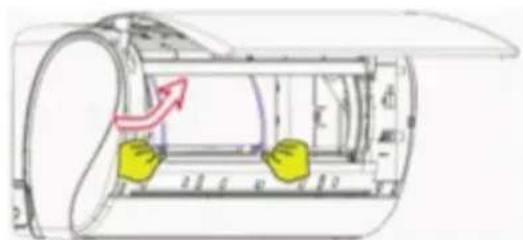HAIER HSU-13VIP03T - การติดตั้งและการถอดแผ่นกรองผุ่นละออง - 5