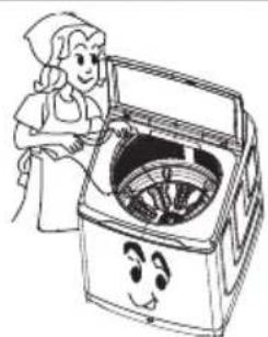 HAIER HWM160-1701D - การใส่ผ้าลงในเครื่องซักผ้า - 1