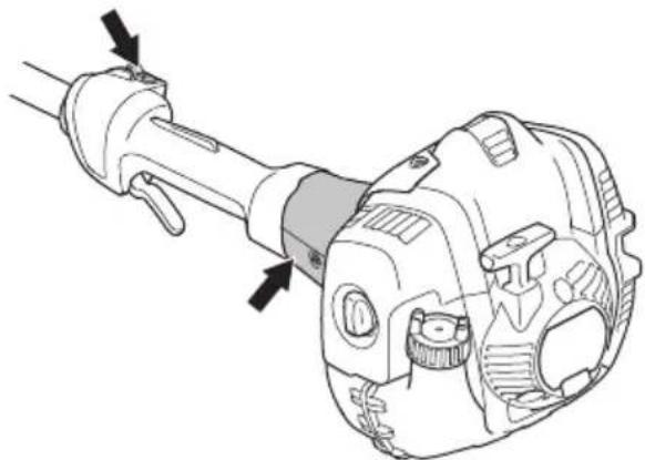 HUSQVARNA 525LX - Terälaitteen suojuksen tarkistaminen - 4