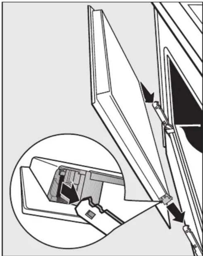 MIELE H 7160 BP - Døren skilles ad - 8