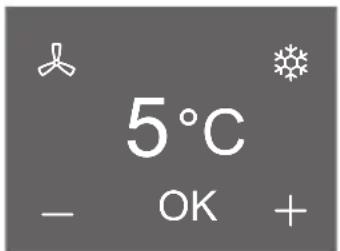 5°C - OK +
