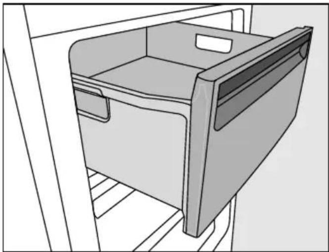 MIELE KFN 29493 DE edtcs - Skuffen og glaspladen tages ud af frysezonen - 1