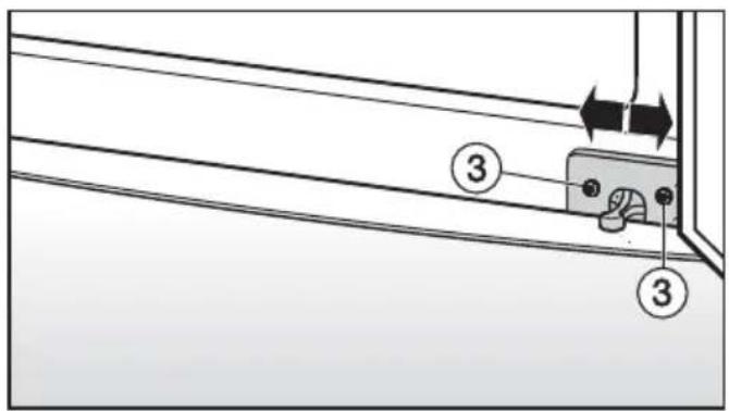 MIELE KFN 29493 DE edtcs - Køle-/fryseskabets døre justeres - 1