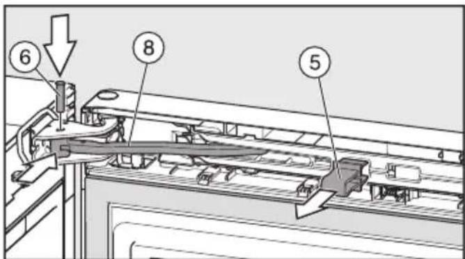 MIELE KFN 29493 DE edtcs - - Dørlukningsdæmper monteres - 2