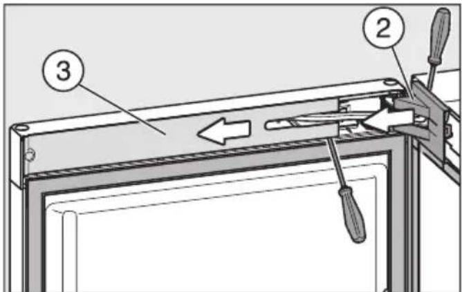 MIELE KFN 29493 DE edtcs - De øverste afdækninger tages af - 2