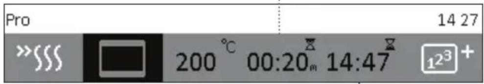 Pro 14 27 »§§§ 200 °C 00:20m 14:47 12³+