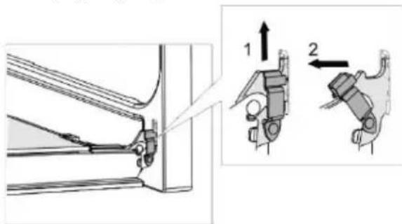 GORENJE EITP9576WP - Afmontering og montering af ovnlågen - 1