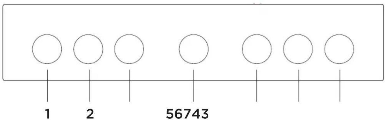 1 2 56743