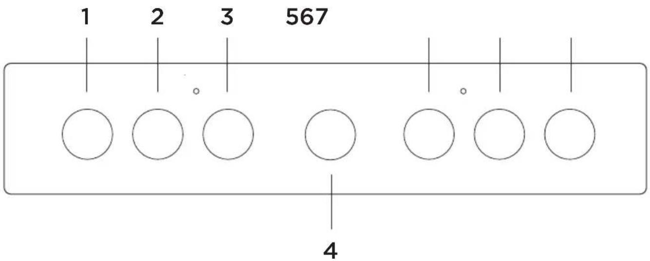 GORENJE KS7615X - BETJENINGSPANEL - 1