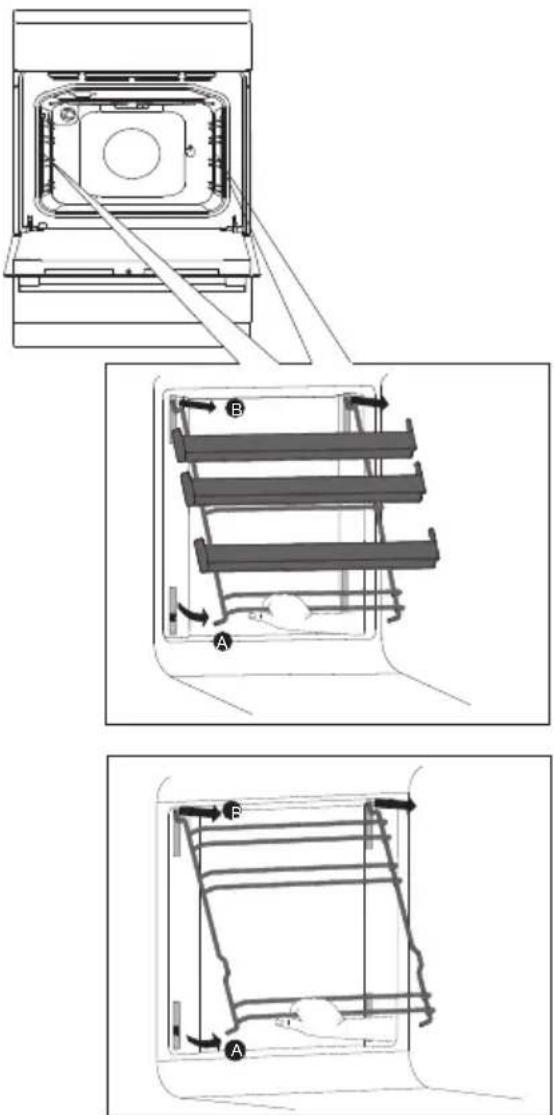 GORENJE EC6151WB - UDTAGNING OG RENG∅RING AF SKINNER OG TELESKOPSKINNER - 1