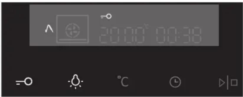 20:00' 00:38 -○ °C ○