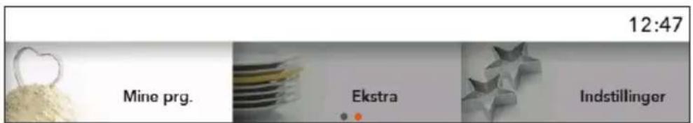 12:47 Mine prg. Ekstra Indstillinger