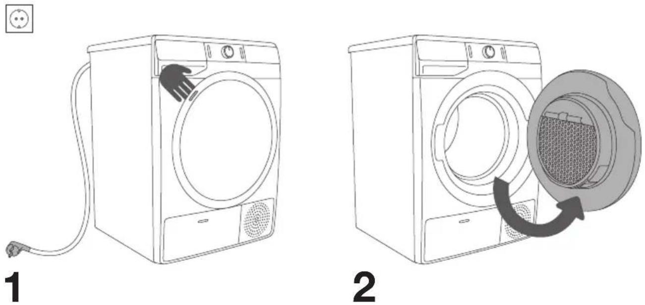 GORENJE DPE8B - F∅R DU BRUGER APPARATET F∅RSTE GANG - 1