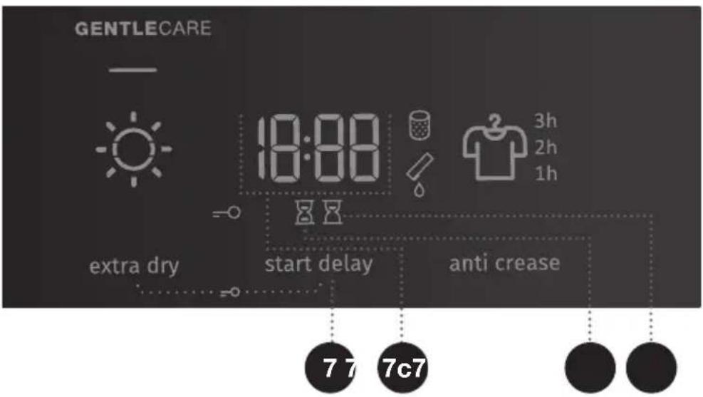 GORENJE DPE8B - START DELAY (UDSKUDT START) - 1