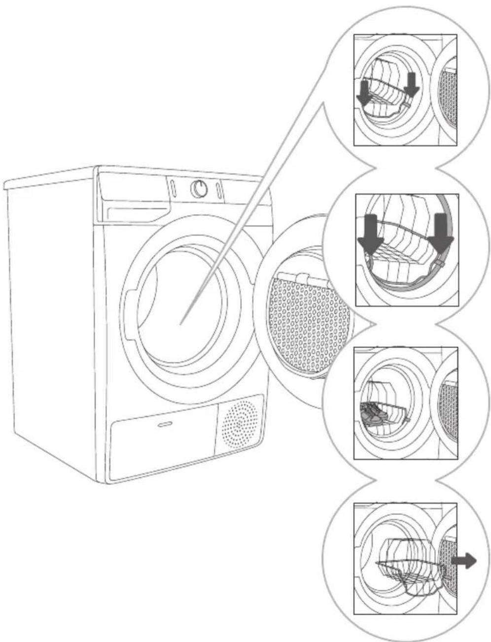 GORENJE DPE8B - T∅RRING I EN KURV (AFHÅENGIGT AF MODELLEN) - 2