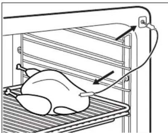 AEG BHS8500B - Så här använder du: Matlagningstermometer - 1