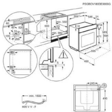 AEG BFP6250B - En selvrensende ovn - 2