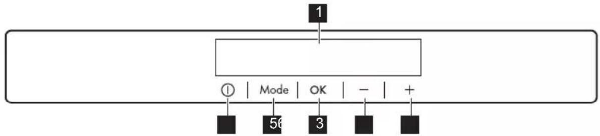 AEG AGE625F7NW - KONTROLLPANEL - 1