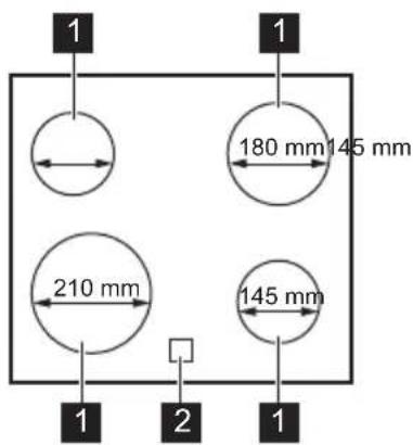 1 1 180 mm 145 mm 210 mm 145 mm 1 2 1