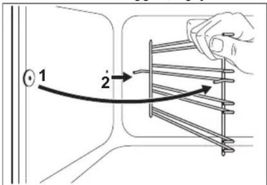 AEG CCB54602BX - Udtagning af ovnribber - 2