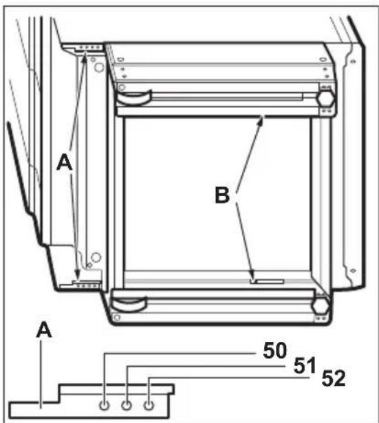 AEG CCB62002BW - Ændring af komfurets højde og dybde - 1