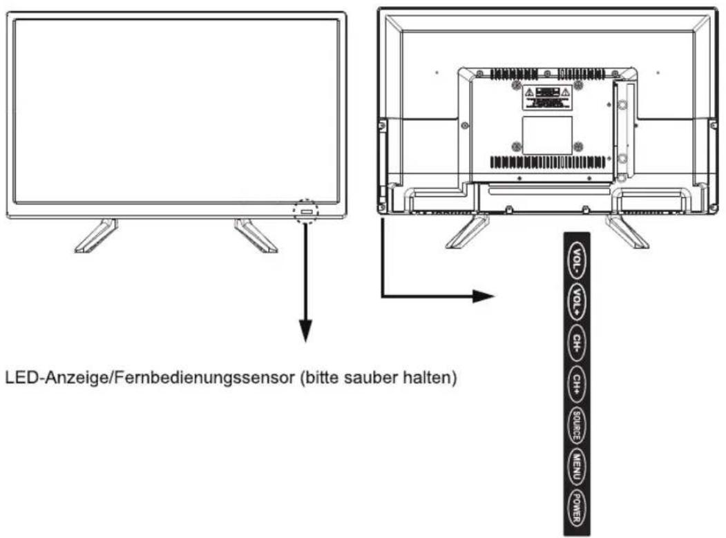 DENVER LED-2470 - Frontansicht - 1