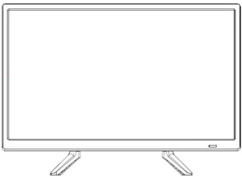 DENVER LED-2470 - HD LED-TV mit DVB-T2/S2/DVB-C und H.265/HEVC Unterstützung - 1