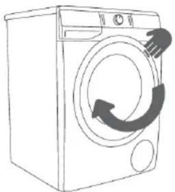 GORENJE WNPI84BDS - Ilægning af vasketøj i vaskemaskinen - 1