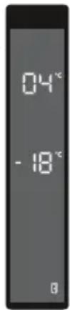 04°C -18°C