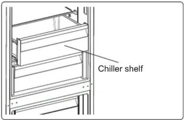 Chiller shelf