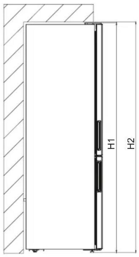 AEG RCB632E8MW - Mål - 1