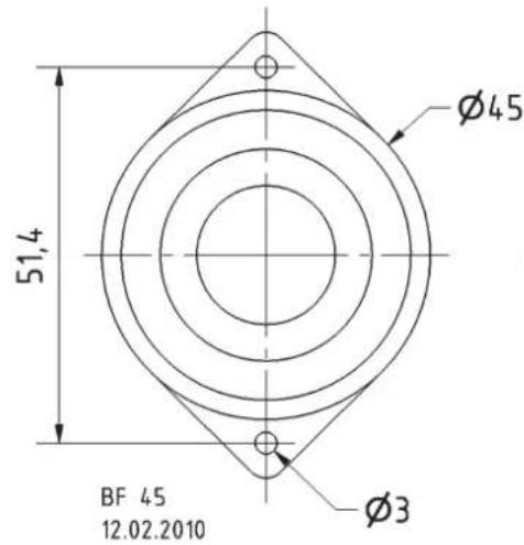 Visaton BF 45 - Technische Daten / Technical Data - 1