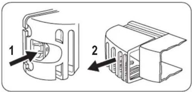 ZANUSSI ZRB632FX - Byte av lampan - 1