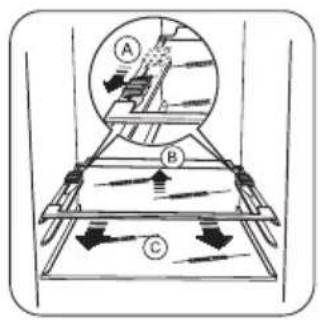 ZANUSSI ZRB632FX - Udtagning af hyldestop - 1
