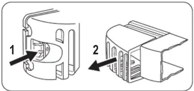ZANUSSI ZRB632FX - Udskiftning af pæren - 1