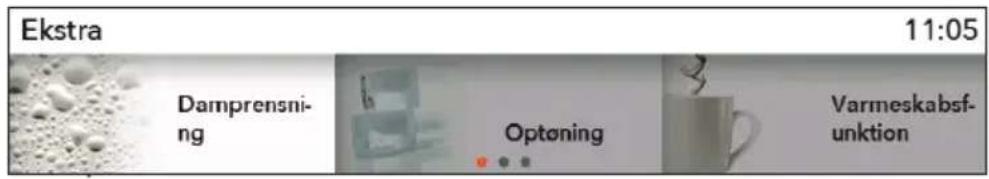 Ekstra 11:05 Damprensning Optoning Varmeskabsfunktion