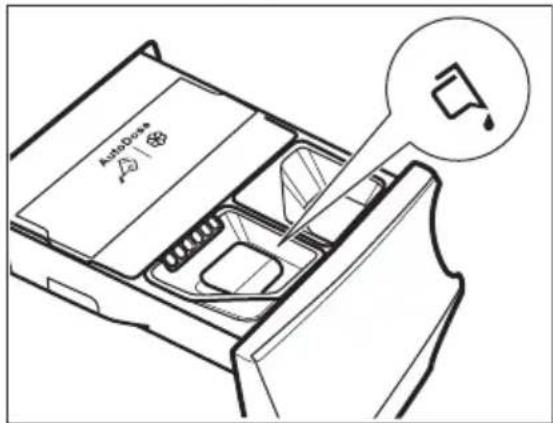 ELECTROLUX EW6F6748Q6 - Manuel påfyldning af det flydende vaskemiddel - 2