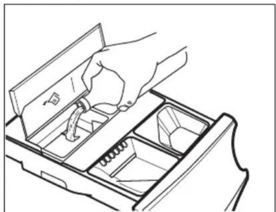 ELECTROLUX EW6F6648Q5 - Fyldning af vaskemidlet og plejemidlerne på AutoDose-systemet - 4