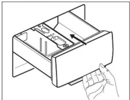 ELECTROLUX EW6S5426E5 - Ændring af vaskemiddelskillerens position. - 4