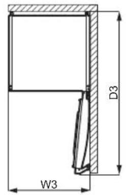 ELECTROLUX LUC6NF25W - Mål - 3