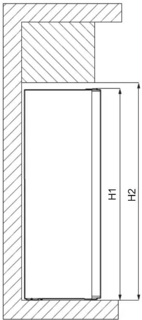 ELECTROLUX LUC6NF25W - Mål - 1