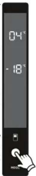 ELECTROLUX LNC7MD32W2 - Fryserens temperaturindstillinger - 1